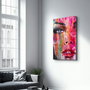 Wallity Pintura Decorativa de Vidrio Templado Multicolor 46 x 72 cm